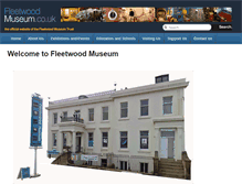 Tablet Screenshot of fleetwoodmuseum.co.uk